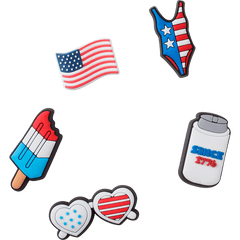 Crocs - USA 5 Pack Jibbitz Shoe Charm
