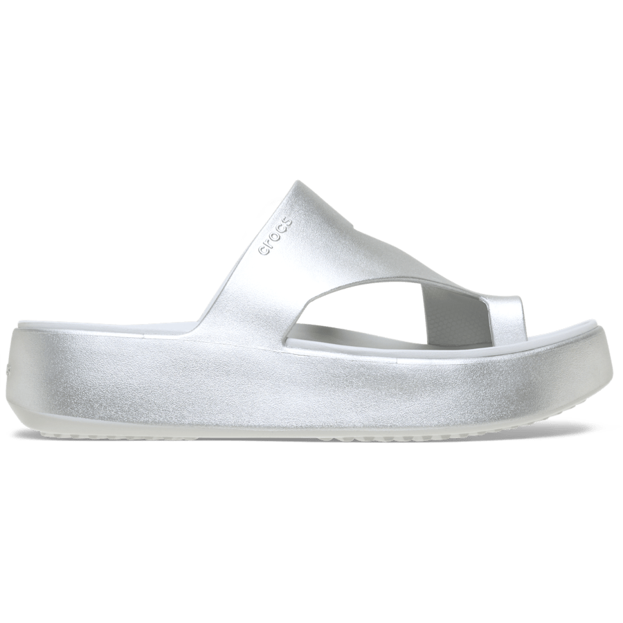 Crocs - Getaway Metallic Platform Toe Loop