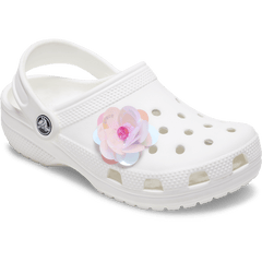 Crocs - Sequin Pink Flower Jibbitz™ charms