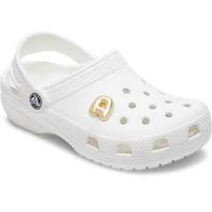 Crocs - Gold Bubble Letter A Jibbitz™ charms