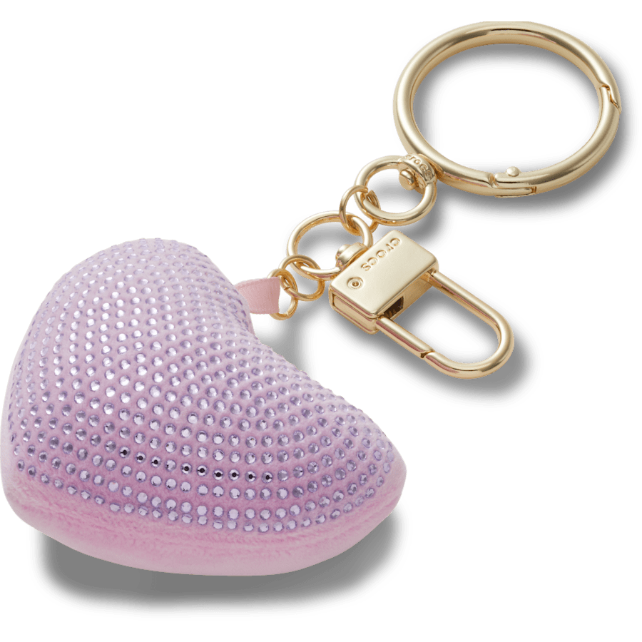 Crocs - Plush Gem Heart Bag Charm