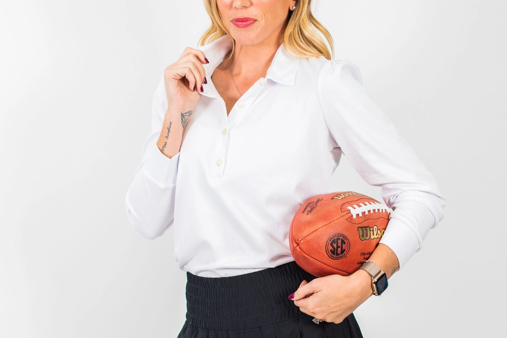 Amanda Top: Éadaí Fada Solid, Clasaicí, Foirfe do Lá ar bith.